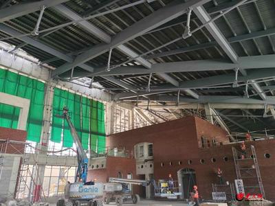 潍烟铁路平度新河站全线领先 开展室内装饰装修施工